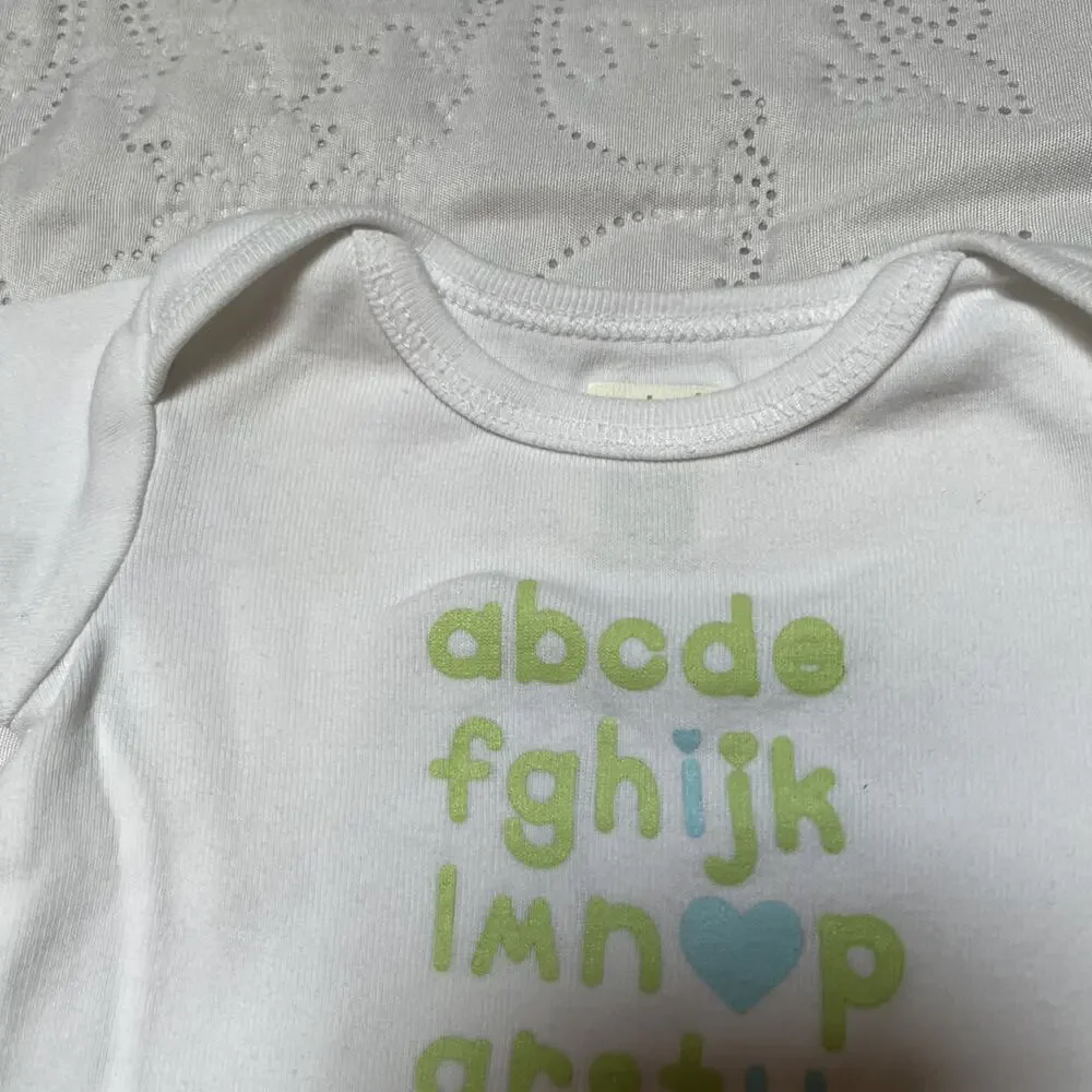 Carter's ABC I Love You Bodysuit Size NB